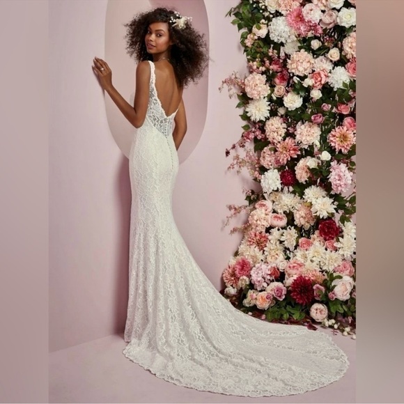 TINA Wedding Dress by Rebecca Ingram a Maggie Sottero Designs - NWOT - Size 14 - Picture 2 of 5